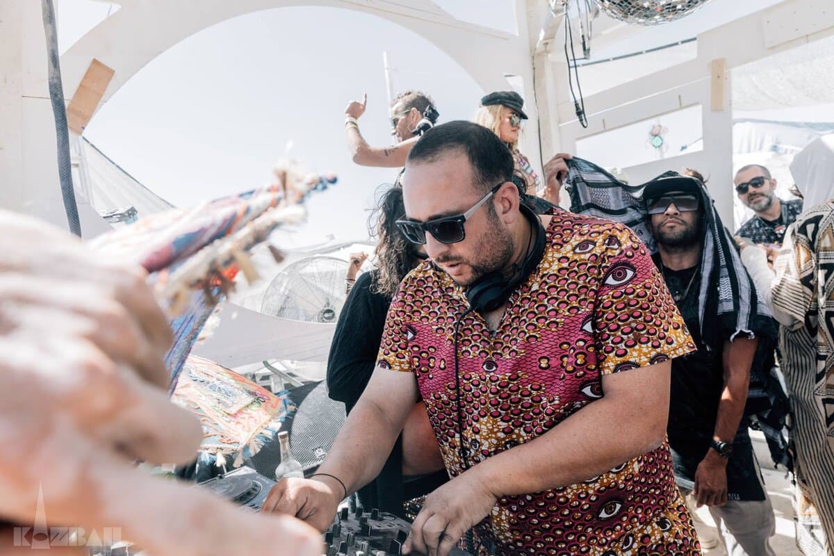 Papa Lu at Burning Man Kazbah